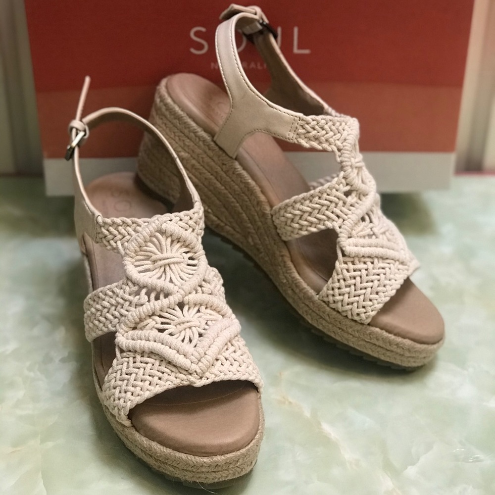 Naturalizer "SOUL Oasis" Espadrilles Wedge Sandal